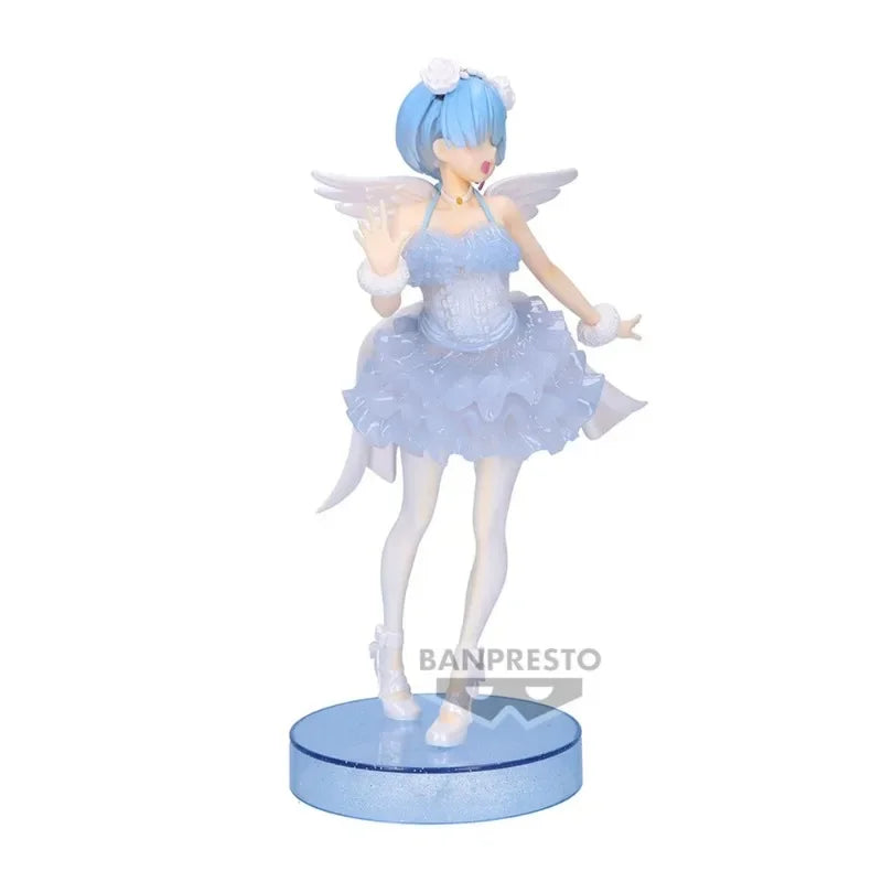Bandai Original Banpresto Anime ESPRESTO Re: ZERO - Starting Life in Another World Rem Ram Action Figure Model Collectible Toys