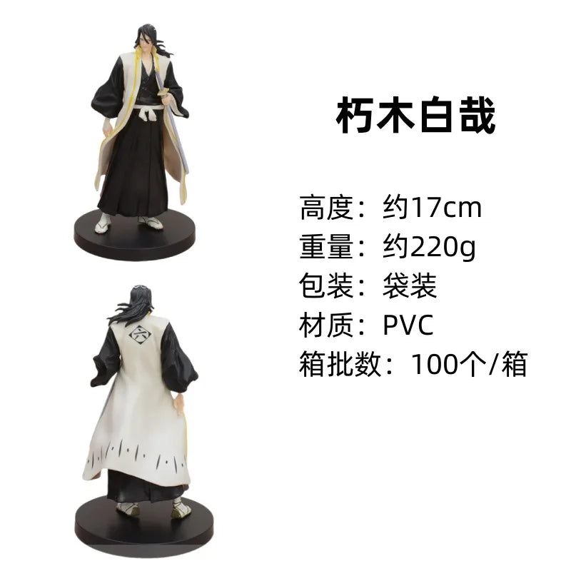 15CM Anime SOLID AND SOULS BLEACH Kuchiki Rukia Figure Standing Knife Model Toy Gift Collection Action Figure PVC