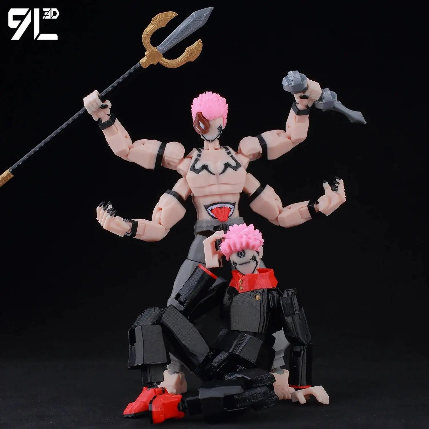 9L3D Lucky13 Gojo Sukuna Jujutsu Fushiguro Toji Gojo Satoru Action Figure Dummy13 T13 Multi-Jointed Collectible Toys Titan13