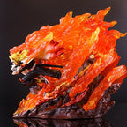 Demon Slayer Rengoku Kyoujurou Agatsuma Zenitsu Kochou Shinobu Multi Headed Carving Garage Kit Decorative Desktop Ornament Model