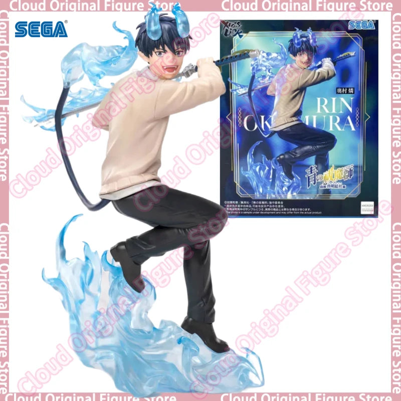 In Stock 100% Original SEGA XrossLink Blue Exorcist -Shimane Illuminati Saga Okumura Rin Anime Figures Toy Decoration Hobby