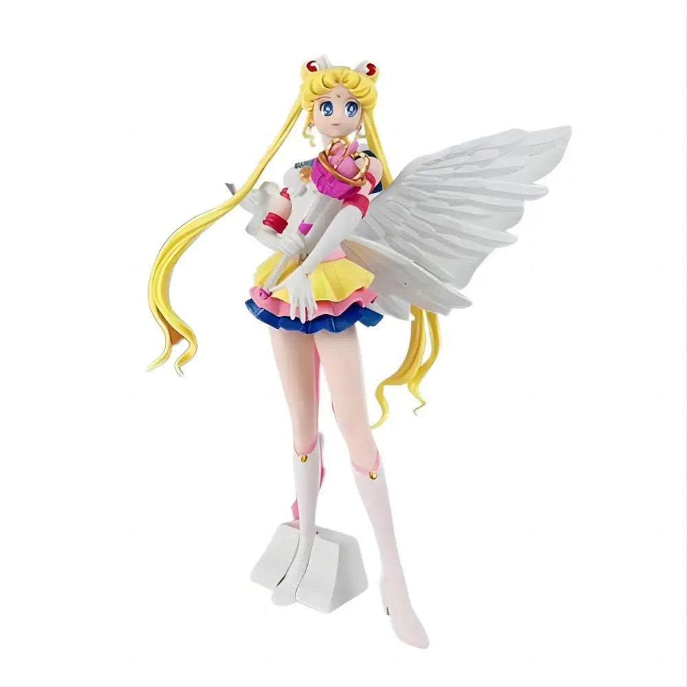 Cute Sailor Moon Anime Figure Kawaii Sailor Saturn Mars Mercury Jupiter Venus Action Figurine Collectible Kids Toys Model Gifts