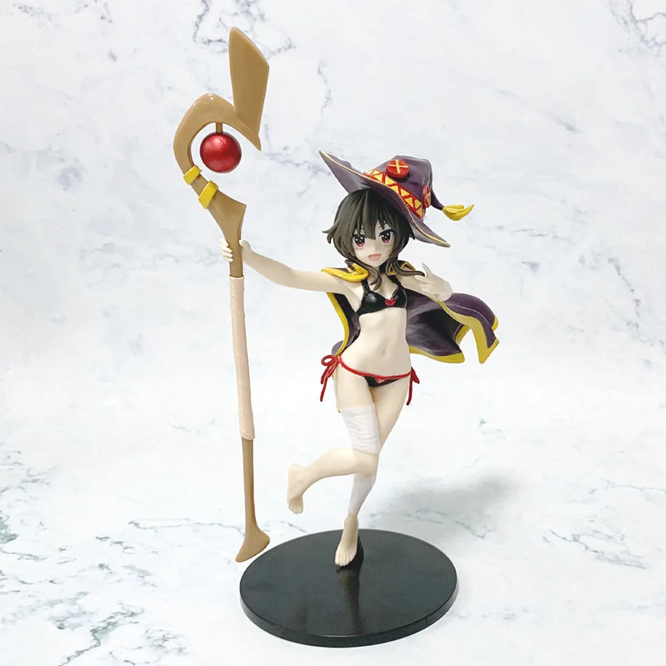 KonoSuba: God's Blessing on This Wonderful World! Megumin the Great Mage Swimsuit Beautiful Girl Figure Model Ornament Gift