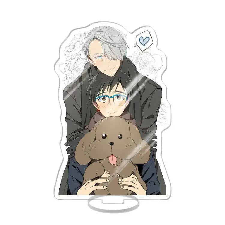 YURI!!! on ICE Anime Acrylic Stand Model Plate Decoration Desk Figure Display Friends Girls Gift Cartoon Peripheral Products