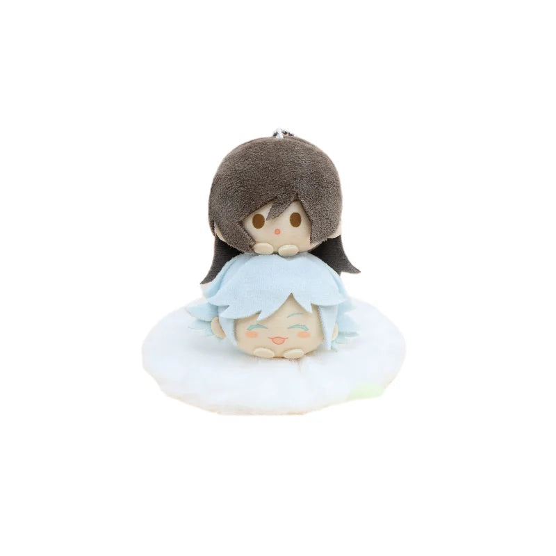 Original Nullset Kamisama Kiss Anime Plush Keychain Set Lay Down Figure Nanami Tomoe Hakushu Kawaii Hanging Ornament Chibi Doll