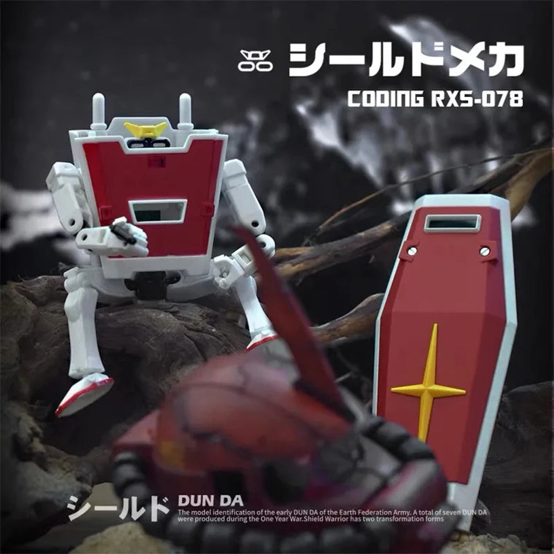 GUNDAM Animation Game Peripheral Toys Assembly Toy RXS-078 Shield-Gundam Anime Figures Action Movable Model Collection