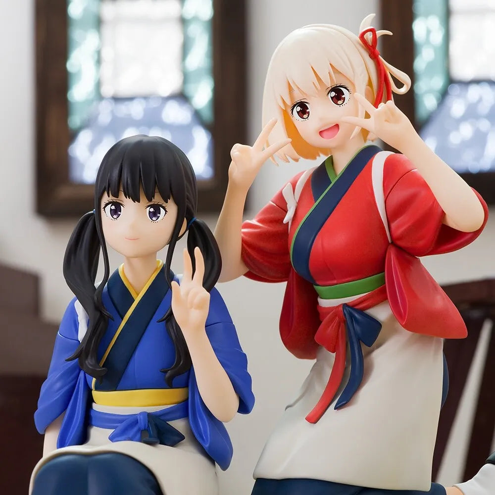 Judai Original SEGA Lycoris Recoil Inoue Takina Nishikigi Chisato Premium Chokonose PVC Action Figure Model Doll Toys