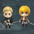 Anime 2000# Eren Figures Attack on Titan Action Figures Erwin Smith 775 Dolls Q Version 435# Armin Arlert 10cm PVC Toys Gifts