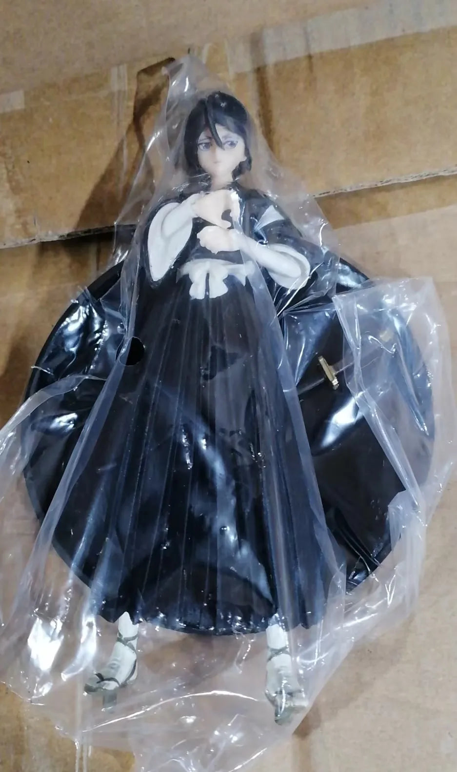 15CM Anime SOLID AND SOULS BLEACH Kuchiki Rukia Figure Standing Knife Model Toy Gift Collection Action Figure PVC