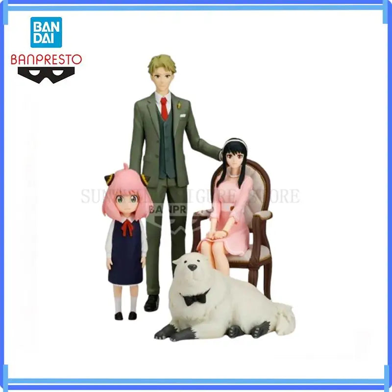 Bandai Original In Stock SPY FAMILY Anime Figure Twilight Anya Yor Bond Anime Action Figuresmodel Boxed Toys Ornaments Gift