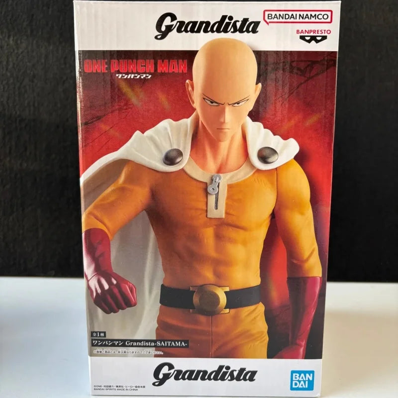 In Stock Original BANDAI BANPRESTO Grandista ONE PUNCH-MAN Saitama PVC Anime Figures Action Figure Model Toys