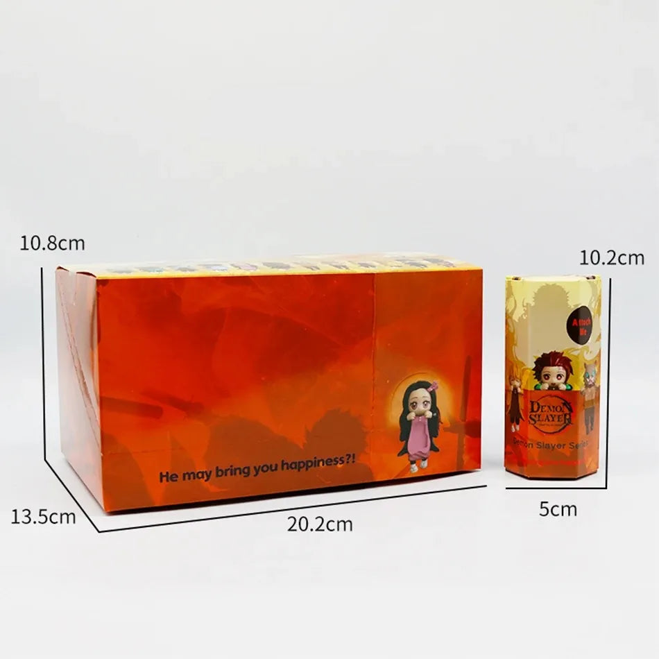 New 12-piece set Sunnys Angel Anime Demon Slayer Blind Box Handmade Anime Cartoon Doll Car Desktop Computer Screen Ornaments