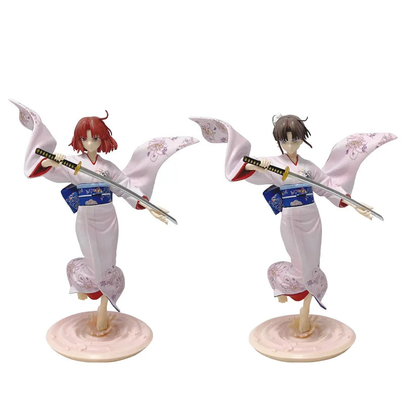 20CM Anime Kara no Kyoukai Ryougi Shiki Figure 1/7 Two forms Standing posture Sword holding Model Toys Doll Gift Action Figure