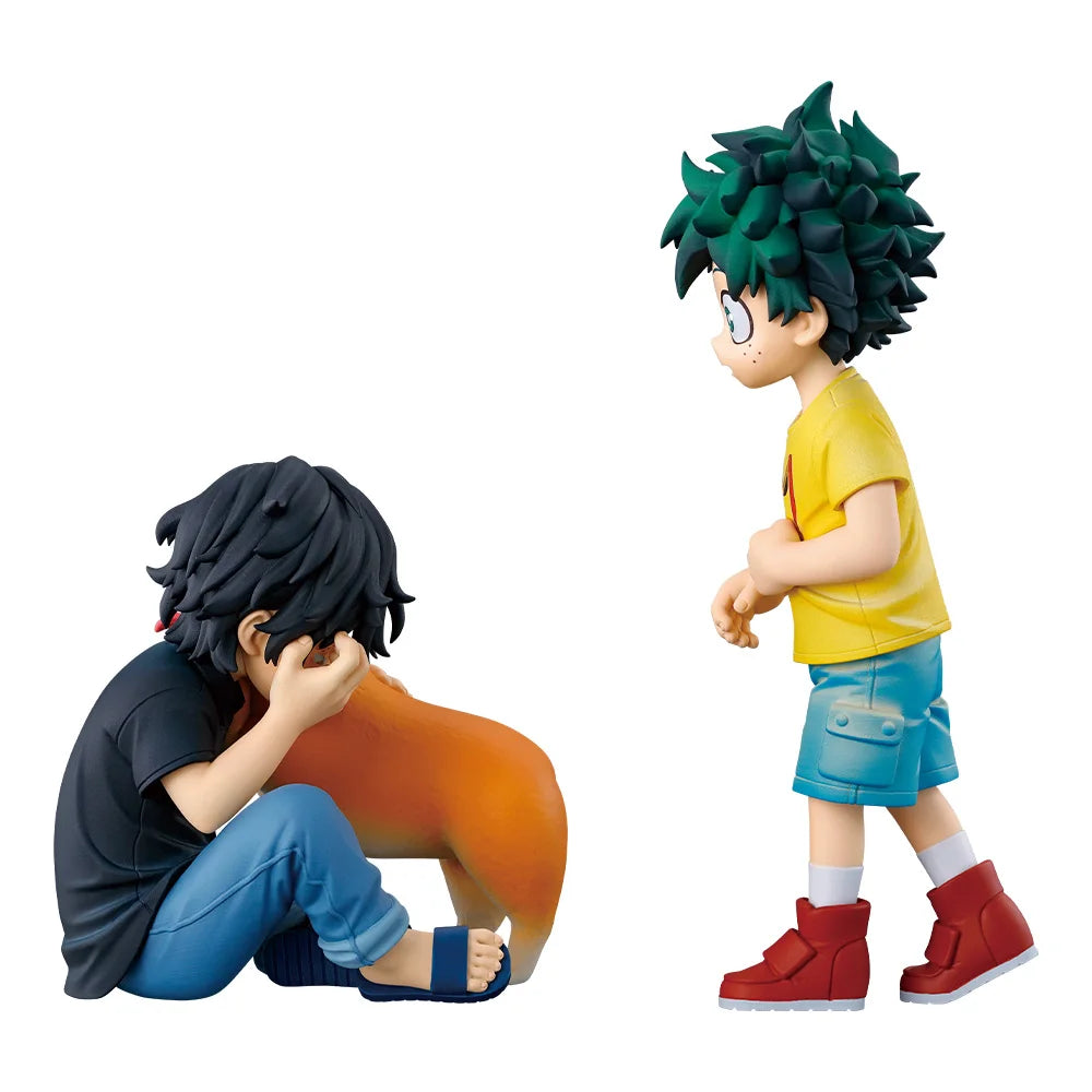 In Stock Original BANDAI Ichiban Kuji My Hero Academia Midoriya Izuku Shigaraki Tomura Katsuki Bakugo Figure Anime Model Toy