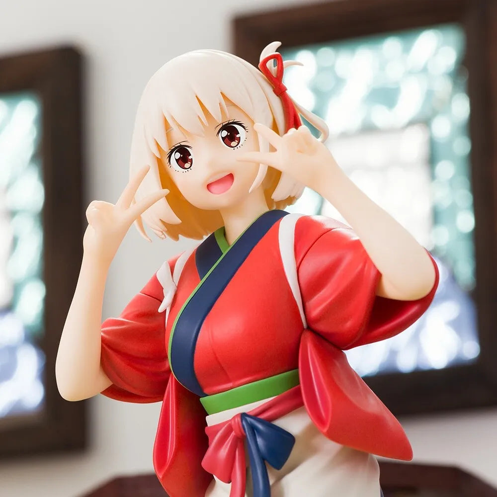 Judai Original SEGA Lycoris Recoil Inoue Takina Nishikigi Chisato Premium Chokonose PVC Action Figure Model Doll Toys