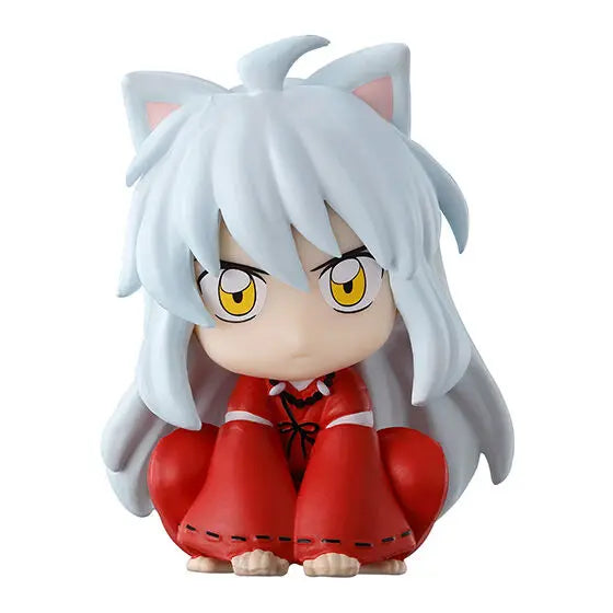Inuyasha Action Figure Model Sitting Series Anime Peripheral Products Kagome Kikyo Sesshoumaru Rin Gashapon EX CASHAPON ORIGINAL