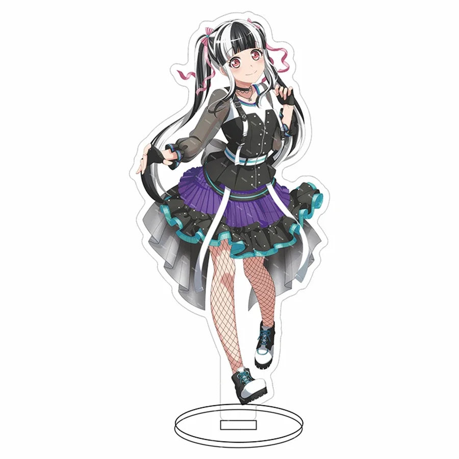 Anime Figure BanG Dream Maruyama Aya Sayo Hikawa Cosplay Acrylic Stand Model Plate Desk Decor Standing Sign Keychain Gifts