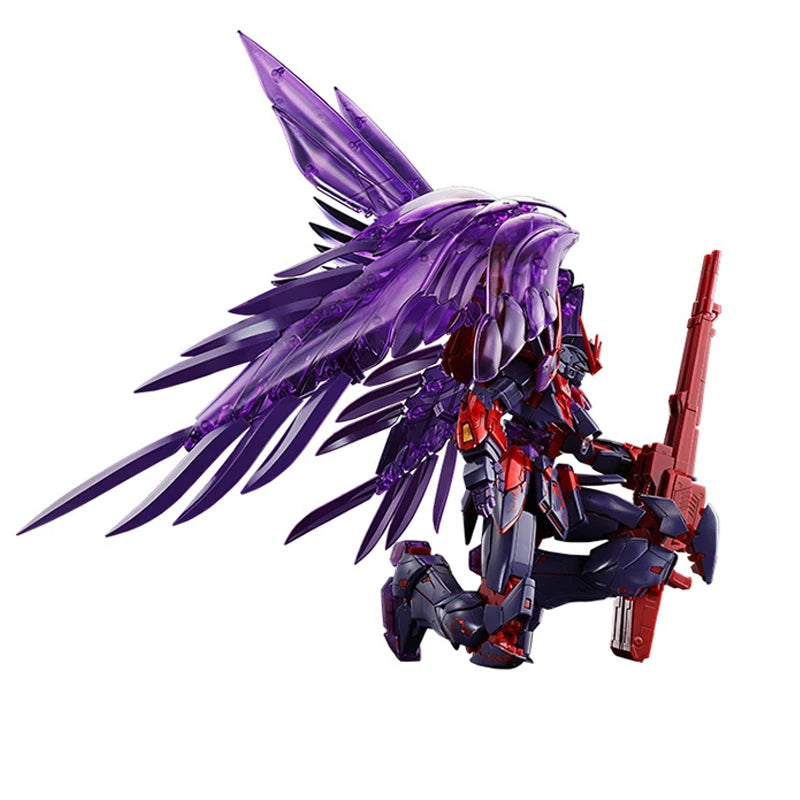 Fast Shipping Bandai Anime MG WING GUNDAM ZERO EW [CROSS CONTRAST COLORS/CLEAR PURPLE] Original Model Toy Action Figure Children