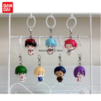 BANDAI Kuroko's Basketball Gashapon Toys Kuroko Tetsuya Kagami Taiga Aomine Daiki Action Figures Capsule Toys Key Chain