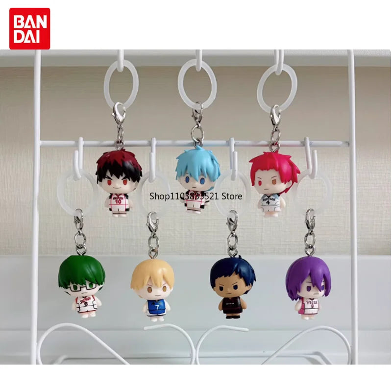 BANDAI Kuroko's Basketball Gashapon Toys Kuroko Tetsuya Kagami Taiga Aomine Daiki Action Figures Capsule Toys Key Chain