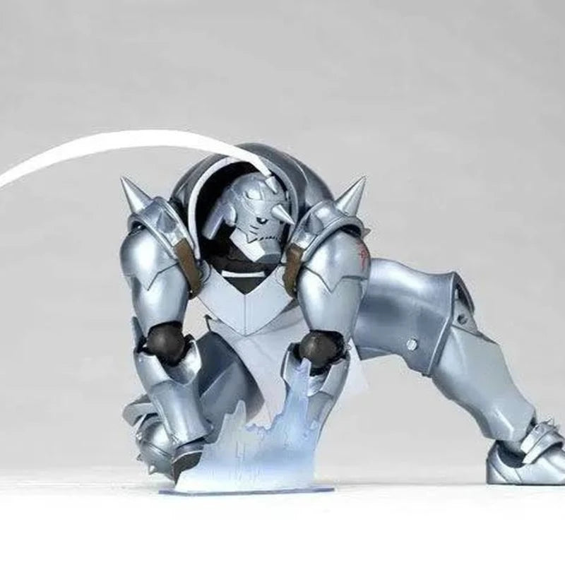 Fullmetal Alchemist Alphonse Elric Anime Movable Action Figurines Garage Kit Mechanical Arm Boy&Armor Knight Toy Collect Gifts
