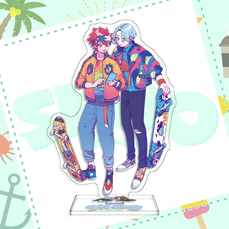 Anime Figure SK8 the Infinity Cosplay Reki Snow Miya Cheery Blossom Acrylic Stands Model Desk Decor Fans Collection Props Gifts