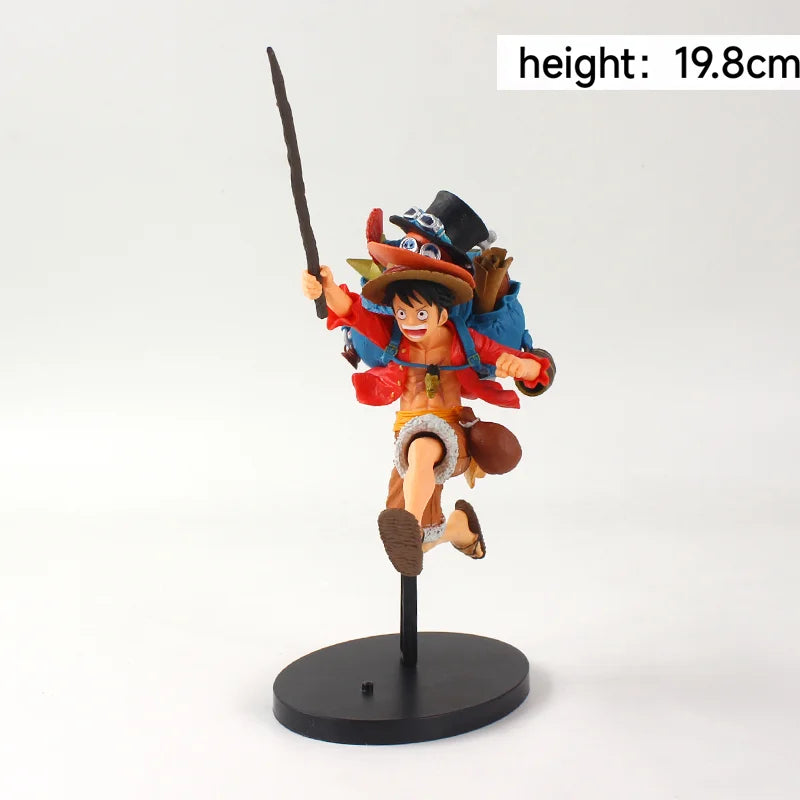 One Piece Anime Figure New World Roronoa Zoro Straw Hat Classic Battle Action Figure Sanji Marco Shanks Sabo Luffy Figurine Toys