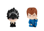 BANDAI Original YuYu Hakusho Gashapon Toys Yuusuke Urameshi Kurama Hiei Koenma Anime Action Figures Capsule Toys Kids Gift