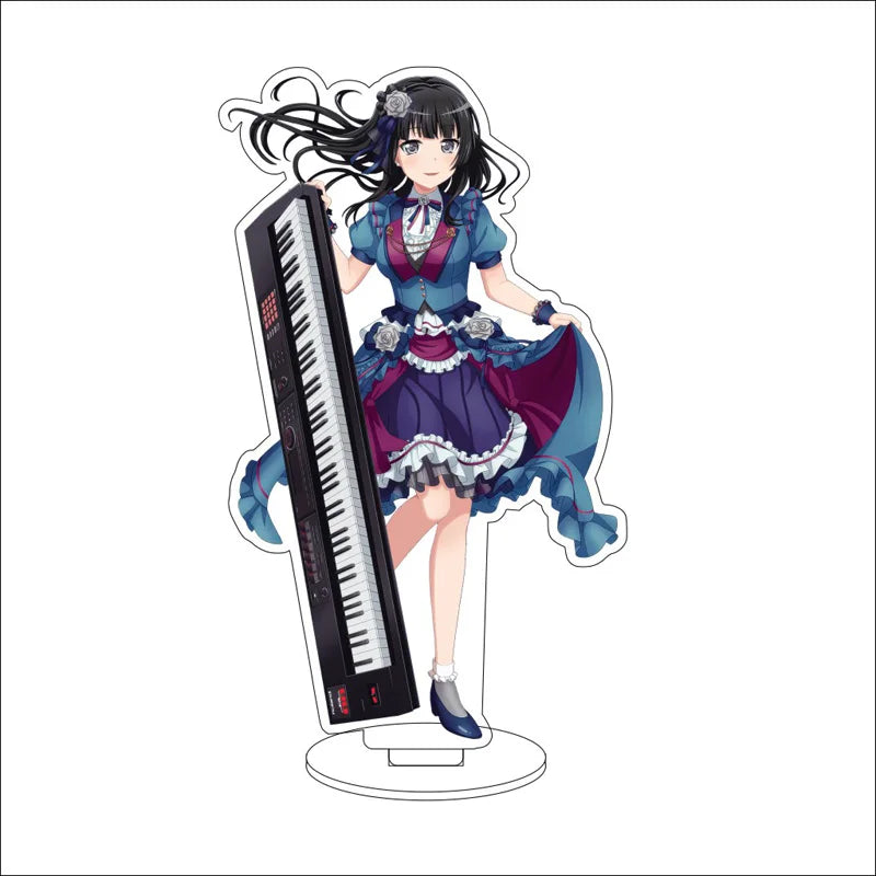 Anime BanG Dream! Acrylic Stand Ornaments Kasumi Toyama Ran Mitake Aya Maruyama Yukina Minato Figure Stand Halloween Gifts