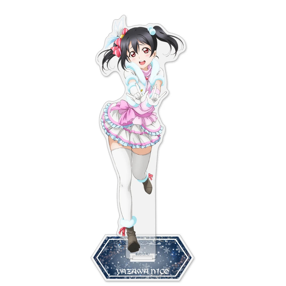Romantic anime Love Live! Snow halation Version Acrylic standing sign Desktop ornament Friends fans Festival gifts 15cm