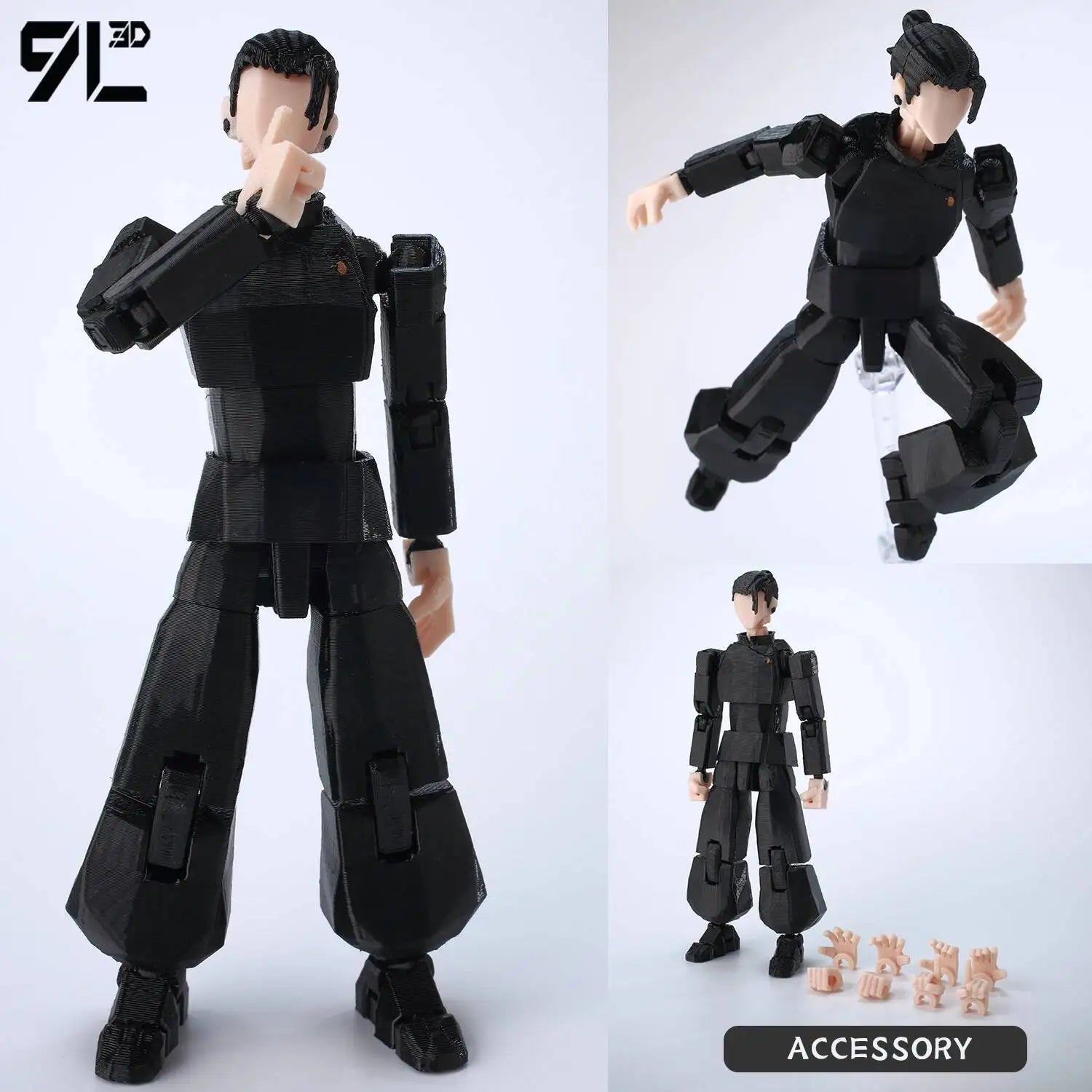 9L3D Lucky13 Gojo Sukuna Jujutsu Fushiguro Toji Gojo Satoru Action Figure Dummy13 T13 Multi-Jointed Collectible Toys Titan13