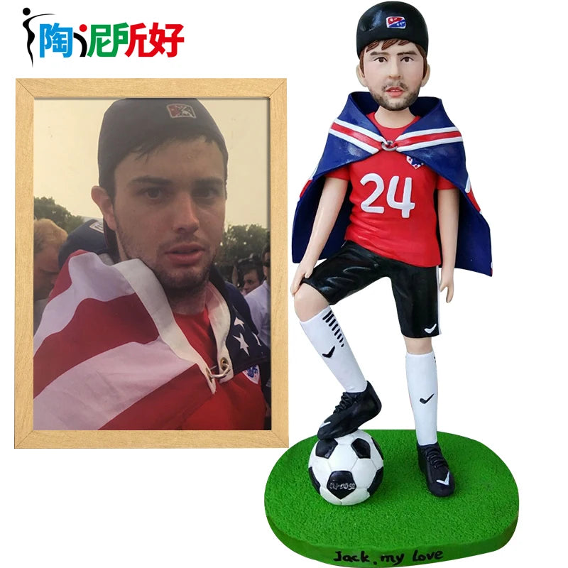 Custom Bobblehead Figure – Full Body Personalized Doll from Your Photo | Unique Family & Anniversary Gift