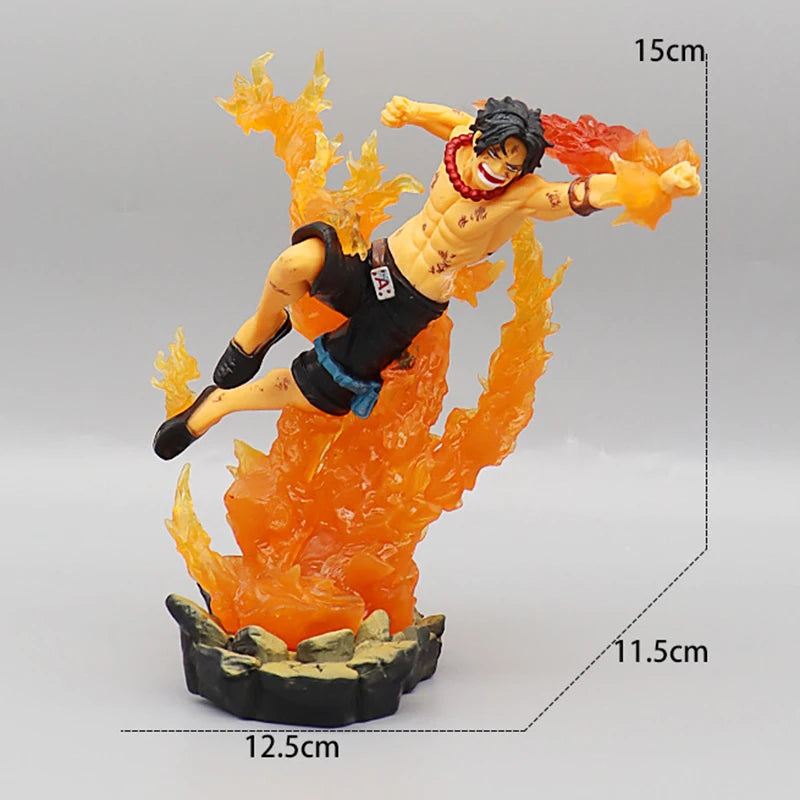 One Piece Luffy Roronoa Zoro Portgas D Ace Figure Toys Sabo Vinsmoke Sanji PVC Anime Action Figurine Model Dolls Gift