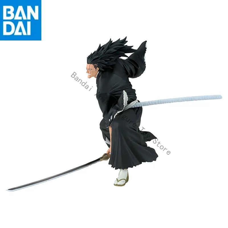 BANDAI NAMCO BANPRESTO in stock Original Genuine BLEACH VIBRATION STARS Zaraki Kenpachi Figure model PVC 13cm Desktop ornament