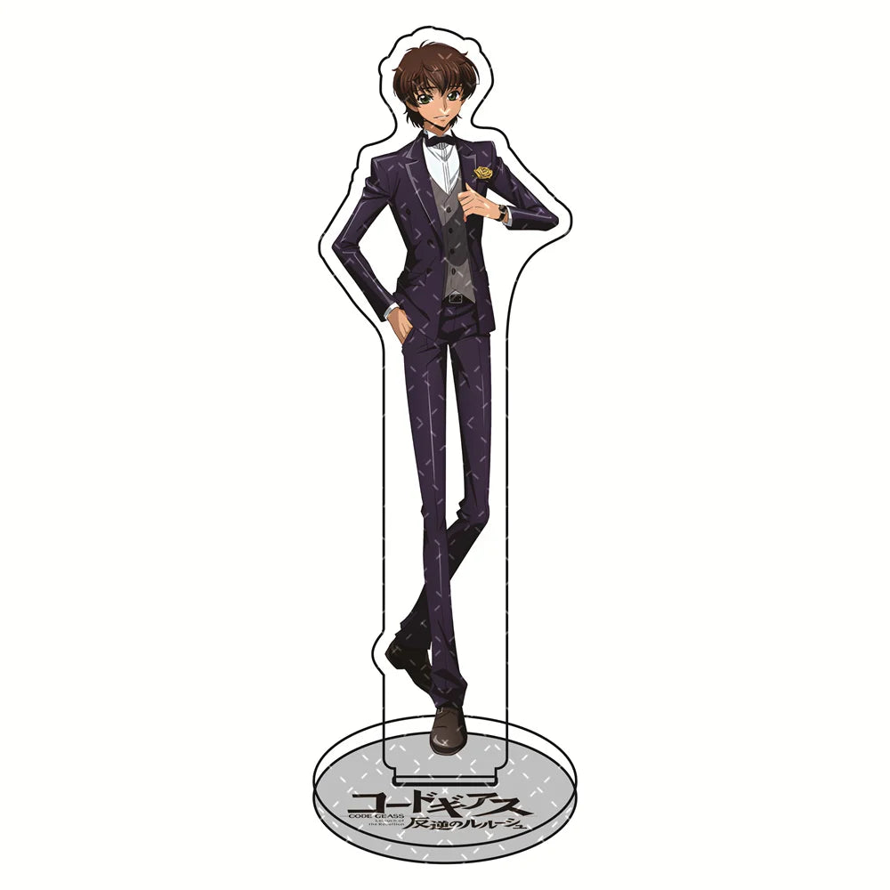 Code Geass: Lelouch of the Rebellion Acrylic Stand 15cm - Assorted Lelouch & Suzaku Stylish Outfits Anime Collectible Desktop