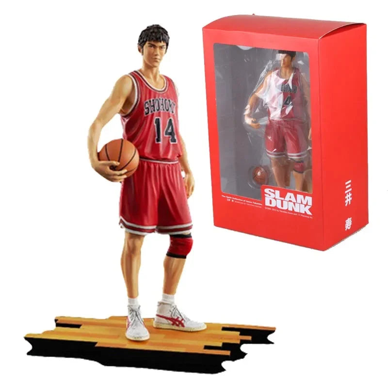 25 CM Anime SLAM DUNK Sakuragi Hanamichi PVC Action Figures Rukawa Kaede Akagi Takenori Mitsui Hisashi Collection Model Toys