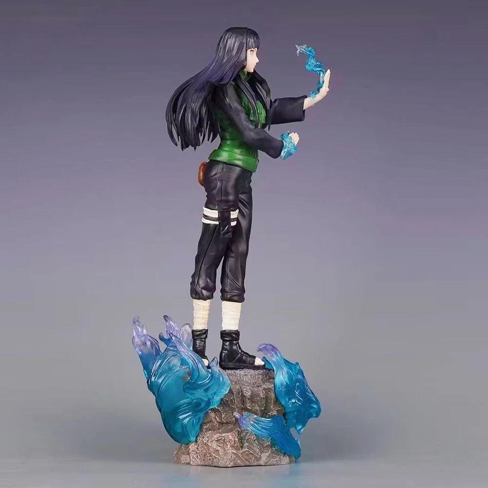 34cm/13.39in Anime NARUTO Figure Hyuga Hinata Action Figures Pvc Statue Desktop Ornamen Collection Model Toys Gifts