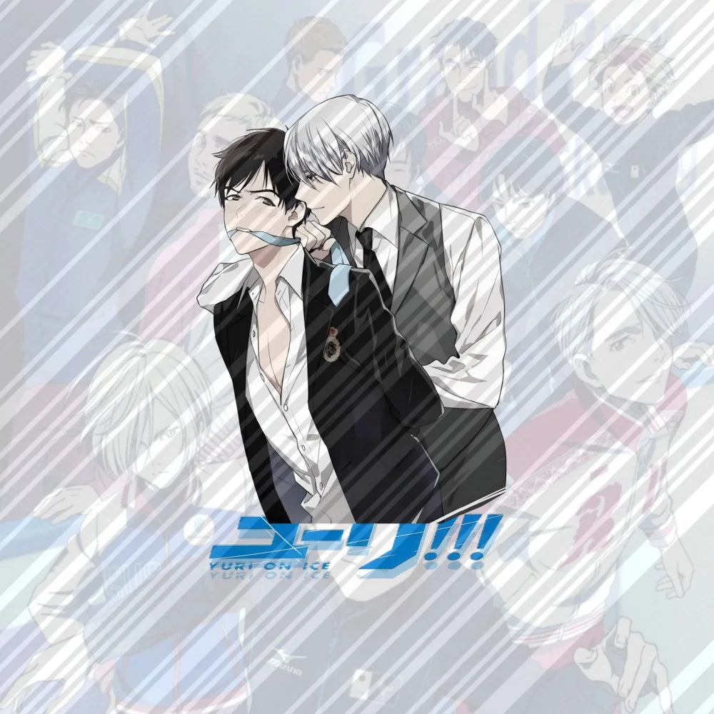 15CM HOT Anime Yuri on Ice Acrylic Stand Model Cosplay Charm Characters Ornament Accessories Goods Collection Christmas Gifts