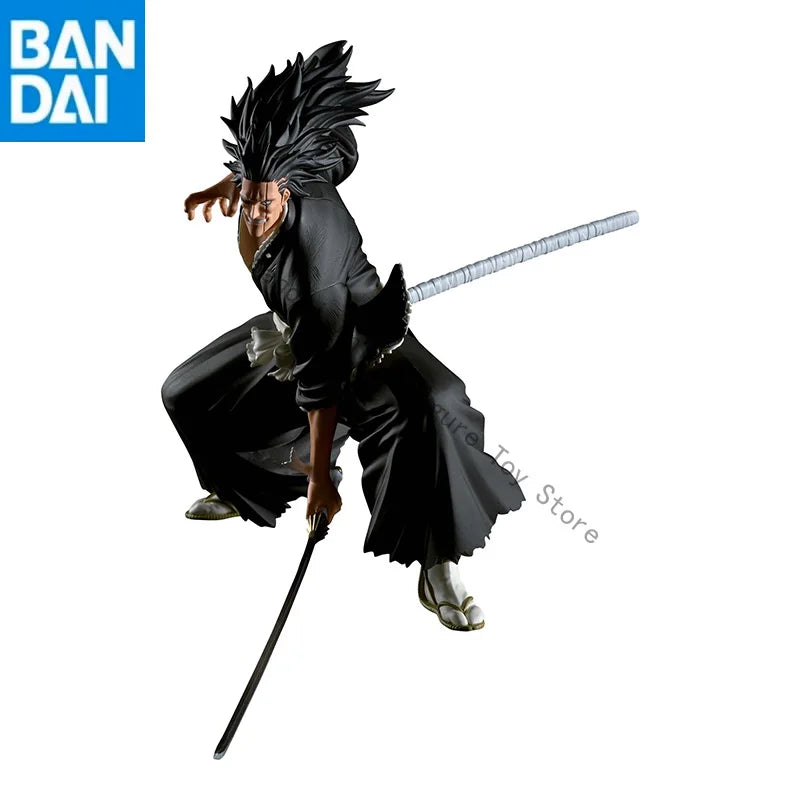 BANDAI NAMCO BANPRESTO in stock Original Genuine BLEACH VIBRATION STARS Zaraki Kenpachi Figure model PVC 13cm Desktop ornament