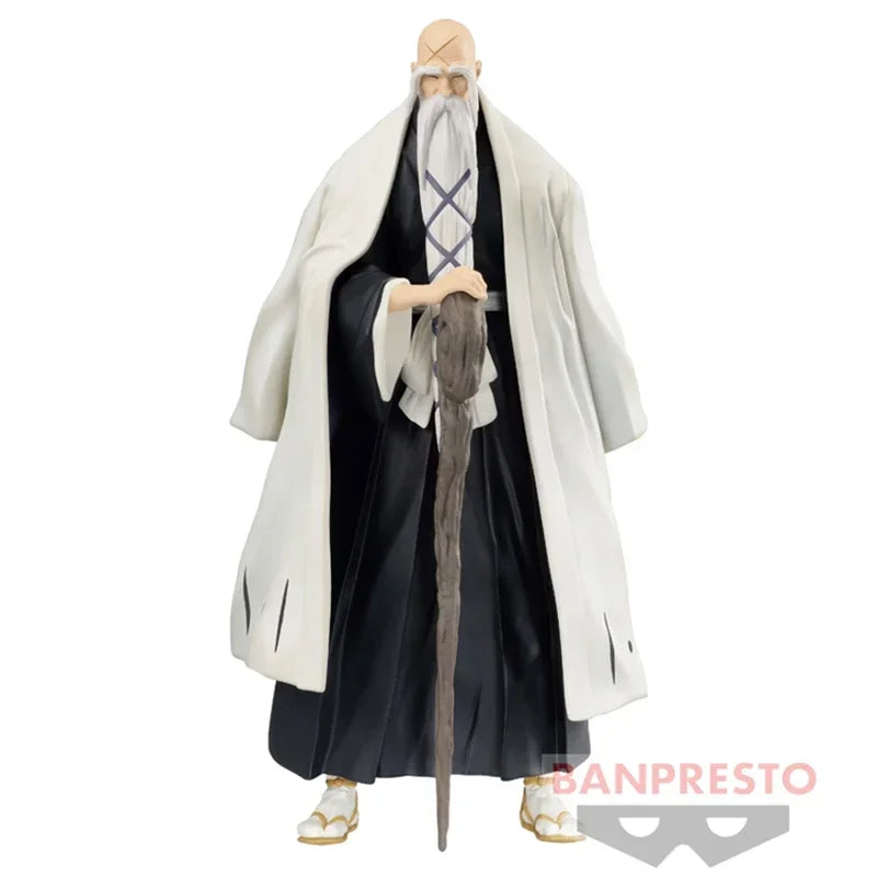 Original Bandai BLEACH Solid and Souls Bleach Unohana Retsu Inoue Orihime Zaraki Kenpachi Abarai Renji Anime Figure Model Toys