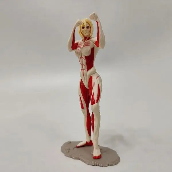 Megata no Kyojin Figurines Anime Attack On Titan Miniatures Ornaments Annie Leonhart PVC Model Doll Toy Manga Garage Kits Figure