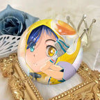 Wonder Egg Priority 58mm Cute Anime Figure Icon Badge Handmade Tinplate Brooch For Backpack Clothes Chest Ornament Gifts