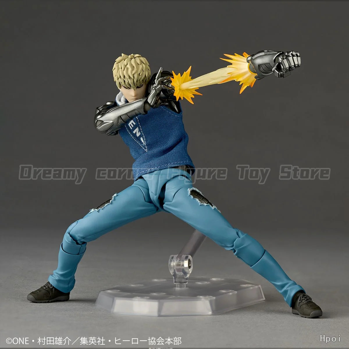 【In Stock】KAIYODO Revoltech AMAZING YAMAGUCHI One-Punch Man Genos Action Figure Collection Toys Gifts