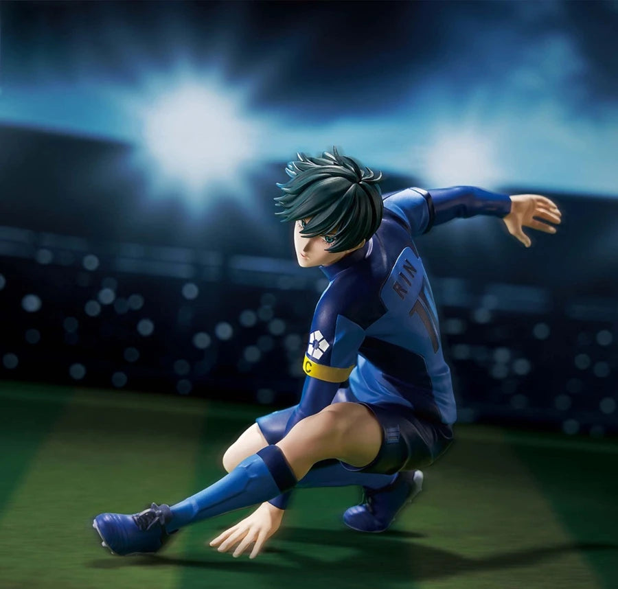 13cm Blue Lock Anime Figure Blue Football Uniform Nagi Seishirou Action Figure Itoshi Rin Figurine PVC Collection Model Doll Toy