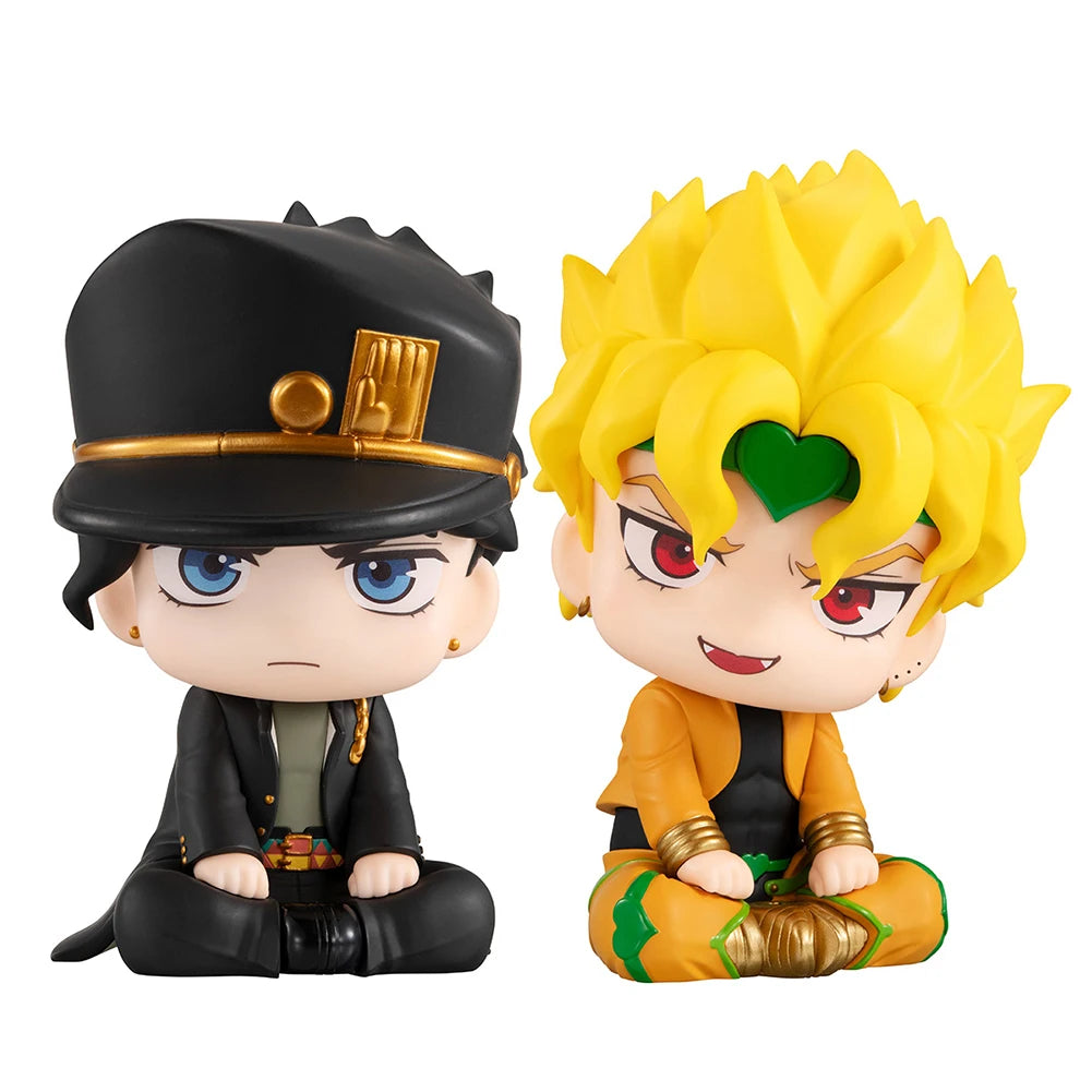 Dio Brando Action Figure JoJo Anime golden world Jotaro Figure Kawaii Q edition Look up Figurine Collectible Model Doll Toy Gift