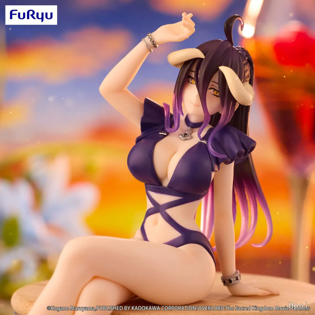 Furyu Original Overlord Albedo Noodle Stopper Anime Action Figure Toys for Boys Girls Kids Children Birthday Gifts Collectible