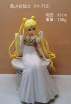 13CM Sitting posture Ichiban Kuji Lastone Special Color Sailor Moon Eternal Princess Serenity Figure Doll Toy Ornament Gift