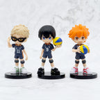 10cm Haikyuu Volleyball Shoyo Hinata Action Figure Q Version Tobio Kageyama koutsrou Figurine PVC Collection Doll Gift Kid Toys