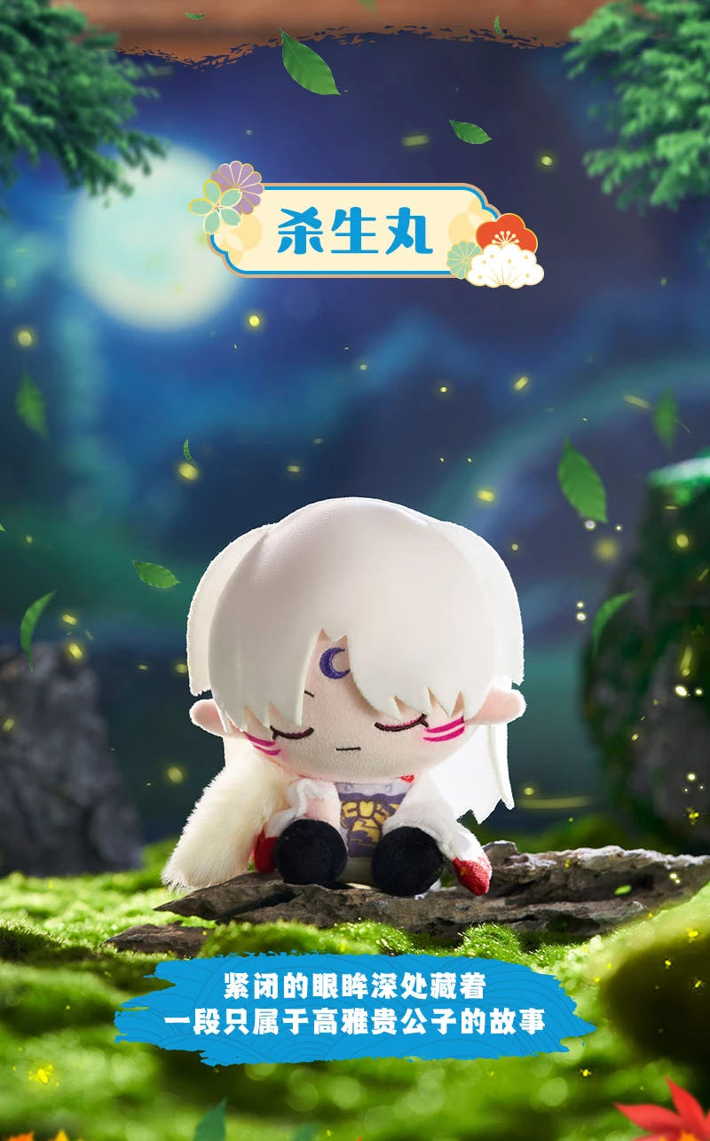 Inuyasha Action Figure Doll Peripheral Products  Kikyo Higurashi Kagome Sesshoumaru Rin Q-version Anime Ornaments Original