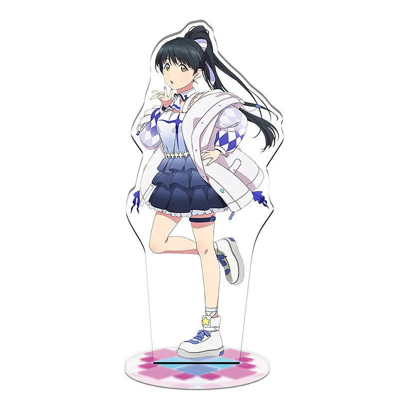 Anime LoveLive Superstar Game Action Figure Doll Shibuya Kanon Arashi Chisato Sumire Acrylic Stand Model Cosplay Toy Gift